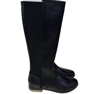 Kensie Black Knee-High Heeled Boots new in box